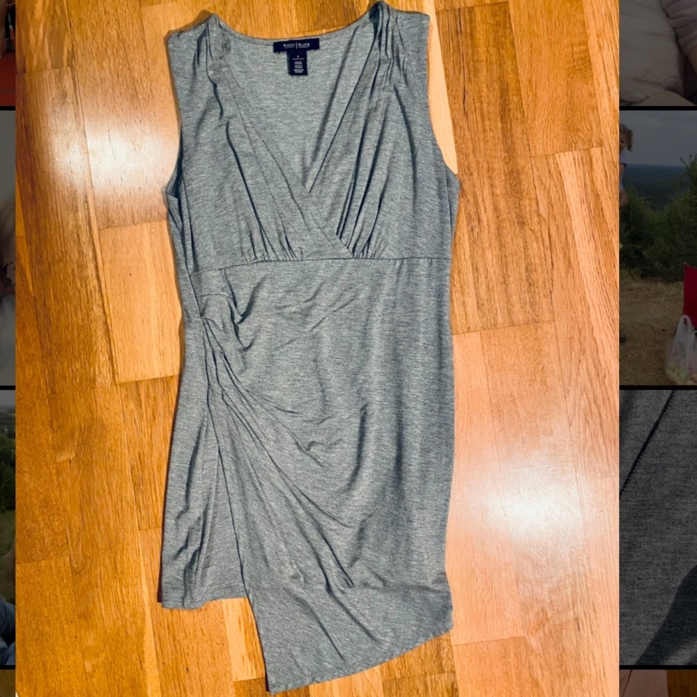 Black House White Market Grey Asymmetrical Dress
